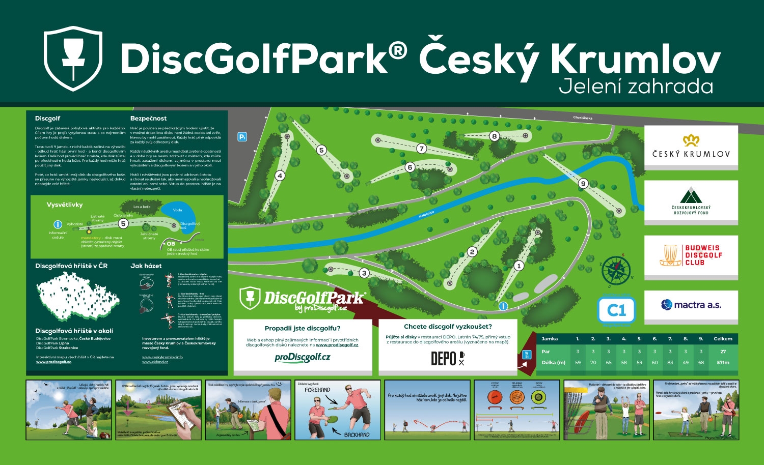 discgolf český krumlov